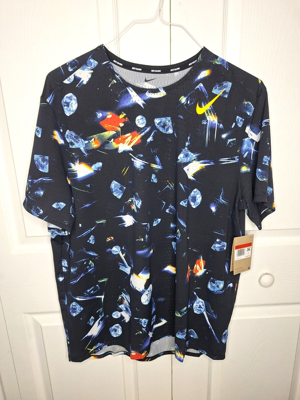 Nike AeroSwift 'Glam' Dri-FIT ADV Short-Sleeve Running Top IH5043-010 sz Large